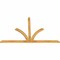 Ekena Millwork Richland Rough Sawn Timber Gable Bracket, Western Red Cedar, 96"W x 60"H x 2"D x 4"F, 15/12 Pitch GBW096X60X0204RIC00RWR - alternate 3
